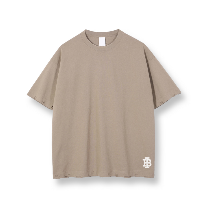 Box Sahara tan oversized t-shirt